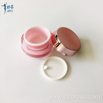 acrylic airless cosmetics pump bottle in various colour